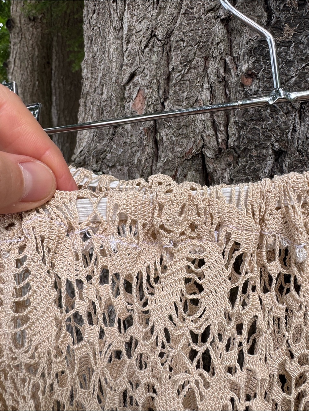 Antique Pinwheel Crochet Skirt S/M Never Worn - Picture 10 of 13